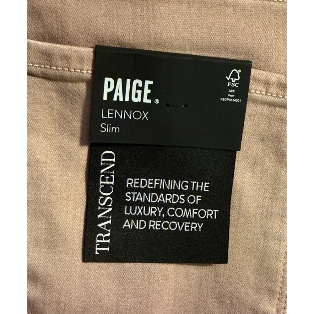 Paige Lennox Slim Fit Jeans 29 Vintage Twilight Haze Mauve Transcend NWT‎